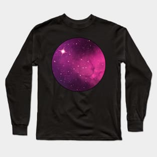 Galaxy Circle (Red) Long Sleeve T-Shirt